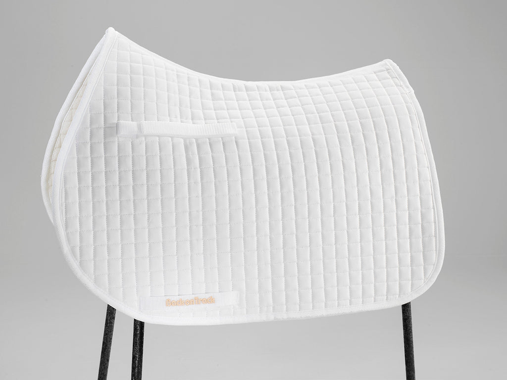 White Saddle Pad (No.1) - Jumping