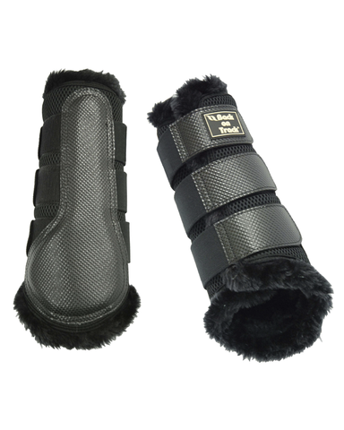 Brush Boots 3D Mesh with Fur lining