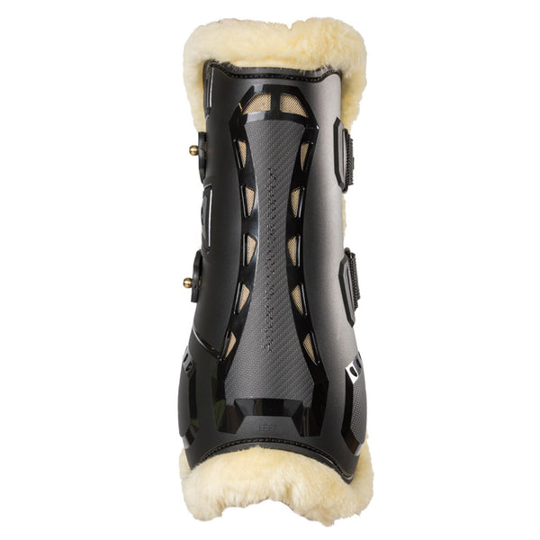 AirFlow Fur Tendon Boots, Black & Brown