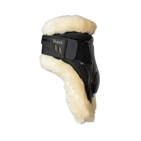 AirFlow Light Fur Fetlock boots, Black & Brown