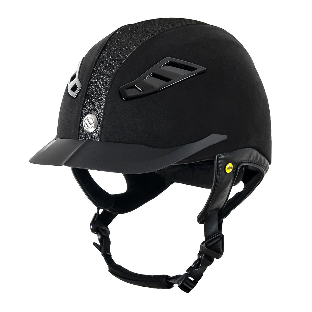 EQ3 Lynx Lynx Riding Helmet - Microfiber Black Sand
