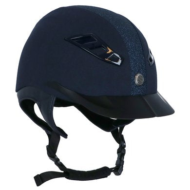 EQ3 Lynx Lynx Riding Helmet - Microfiber Blue Sand