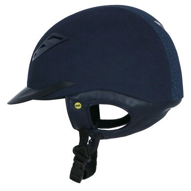 EQ3 Lynx Lynx Riding Helmet - Microfiber Blue Sand